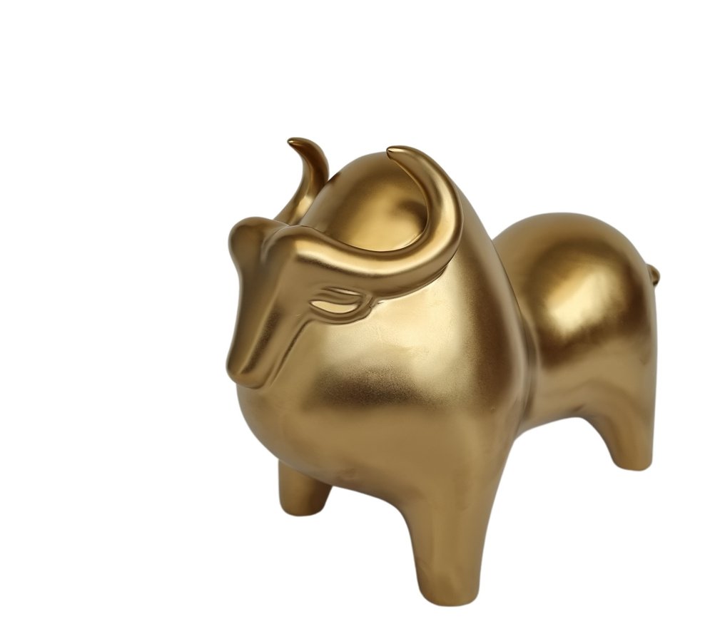 小塑像 - Bull - 陶瓷 #3.2