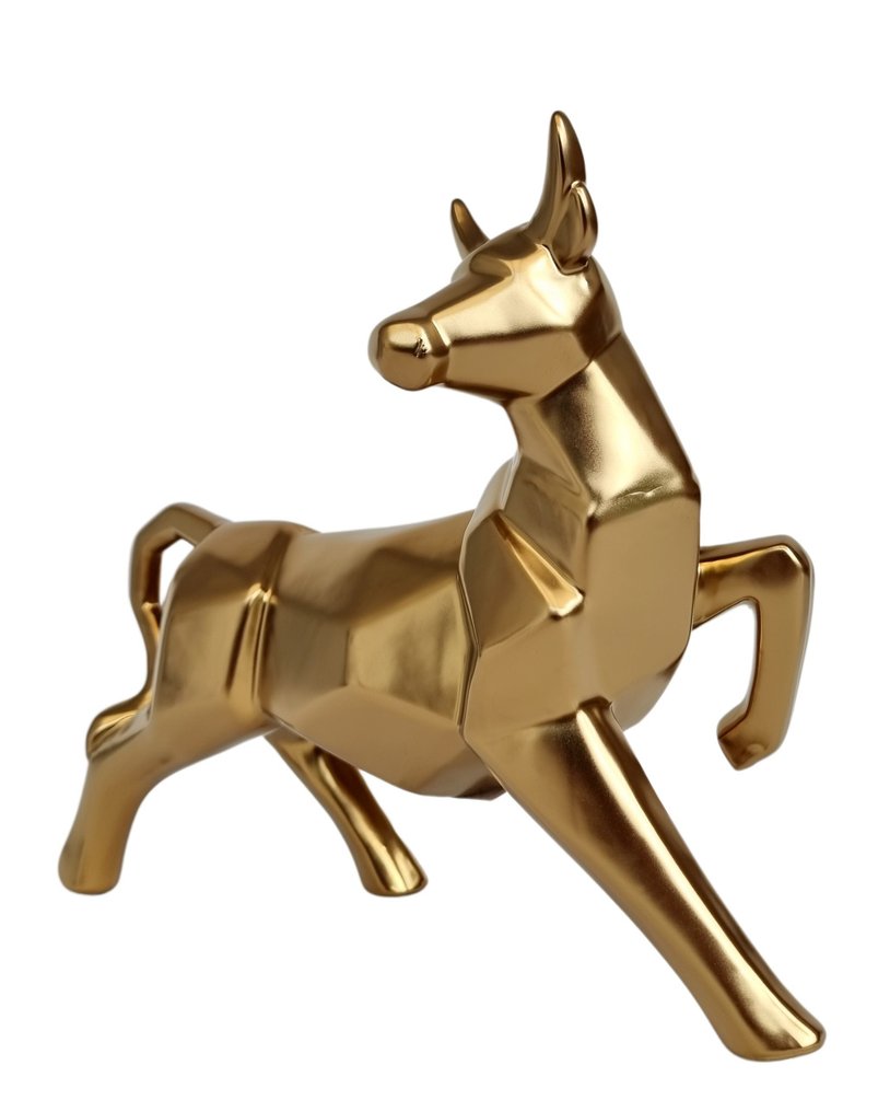 雕像 - Bull - 陶瓷 #3.2