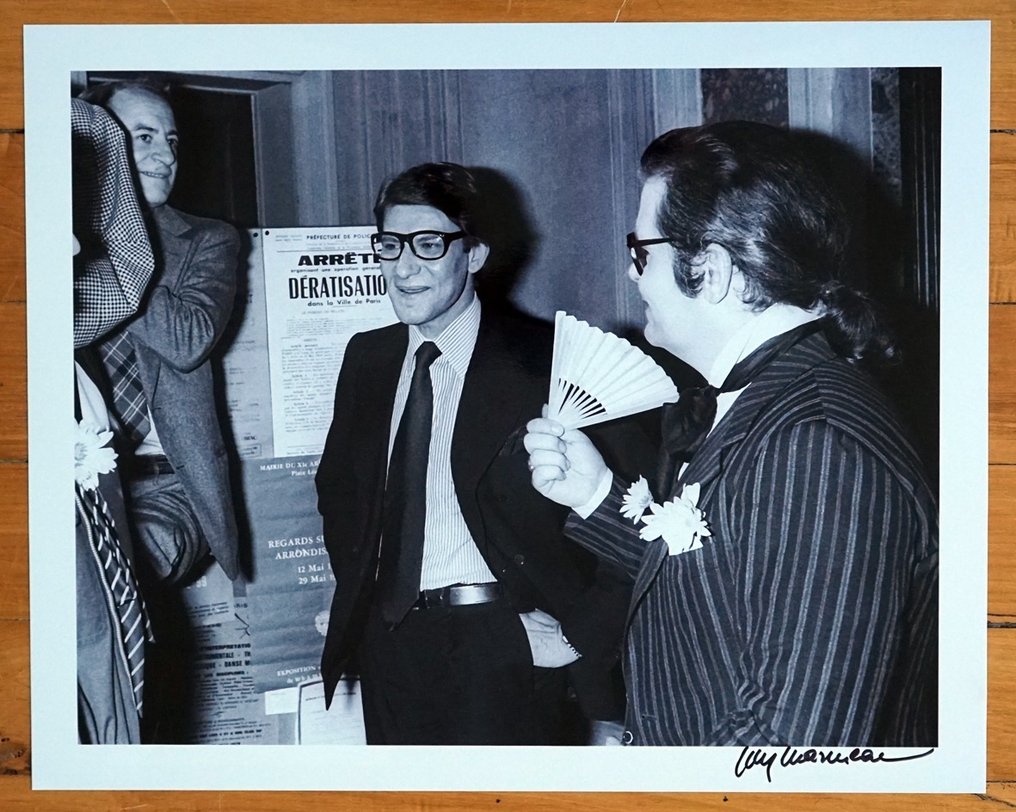 Guy Marineau (1947–) - Yves Saint Laurent ,Karl Lagerfeld et Pierre Bergé #1.0