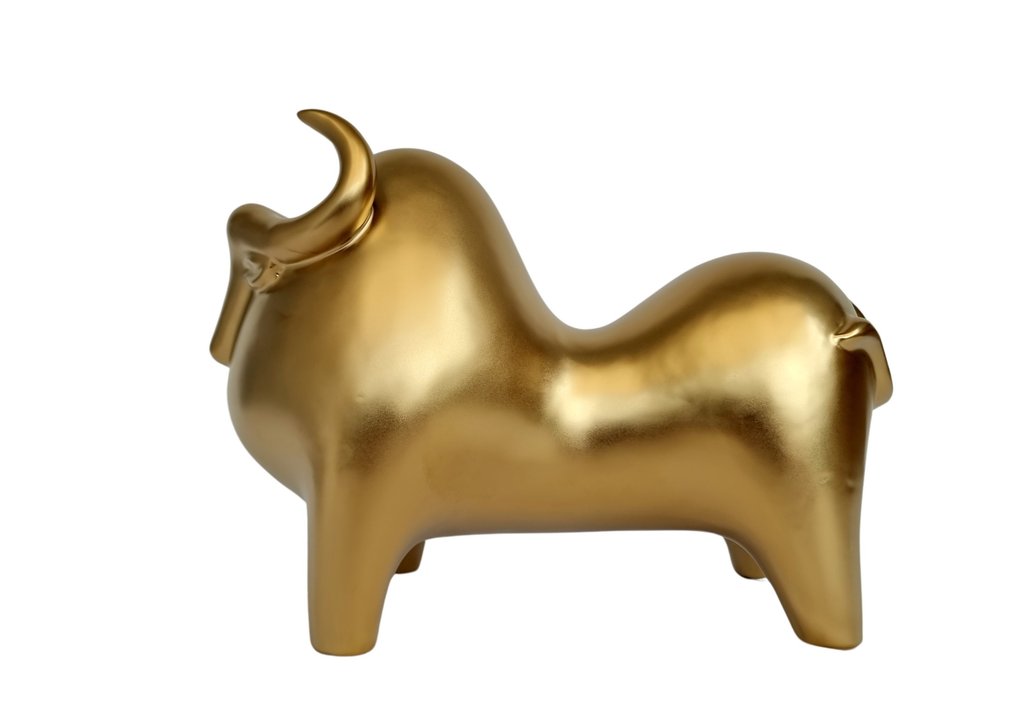 小塑像 - Bull - 陶瓷 #2.1
