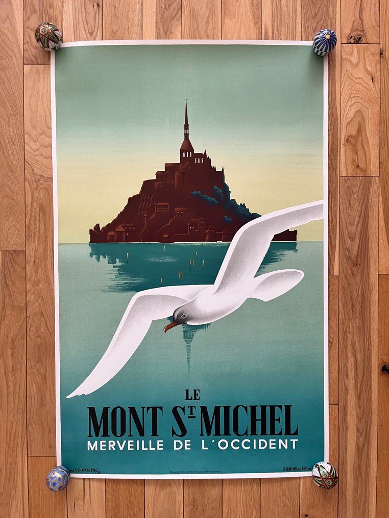 Pierre Fix-Masseau - Mont Saint-Michel (réédition) - 1980年代 #1.1