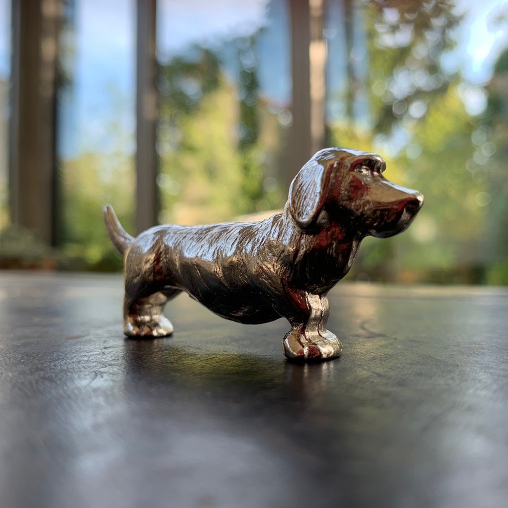 刀叉架 (6) - Dachshund dogs - 鍍銀 #1.0