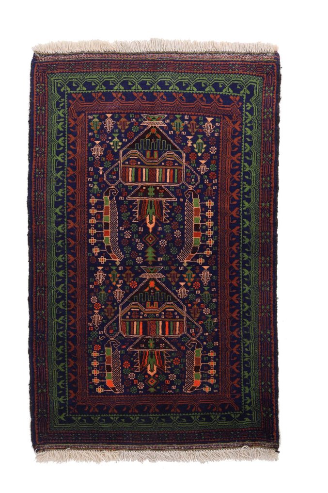 Pièce de collection de tapis de village - Tapis - 138 cm - 86 cm #1.1