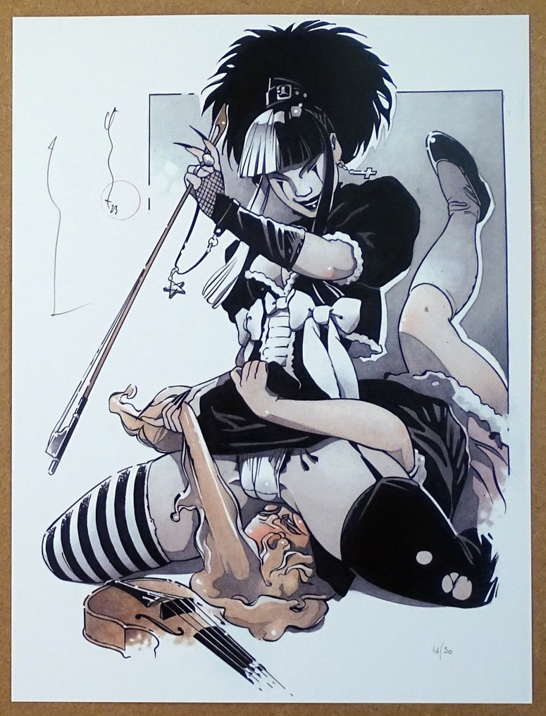 Michetz, Marc - 2 Offset Print - À Califourchon - Servante + Gothique #2.1