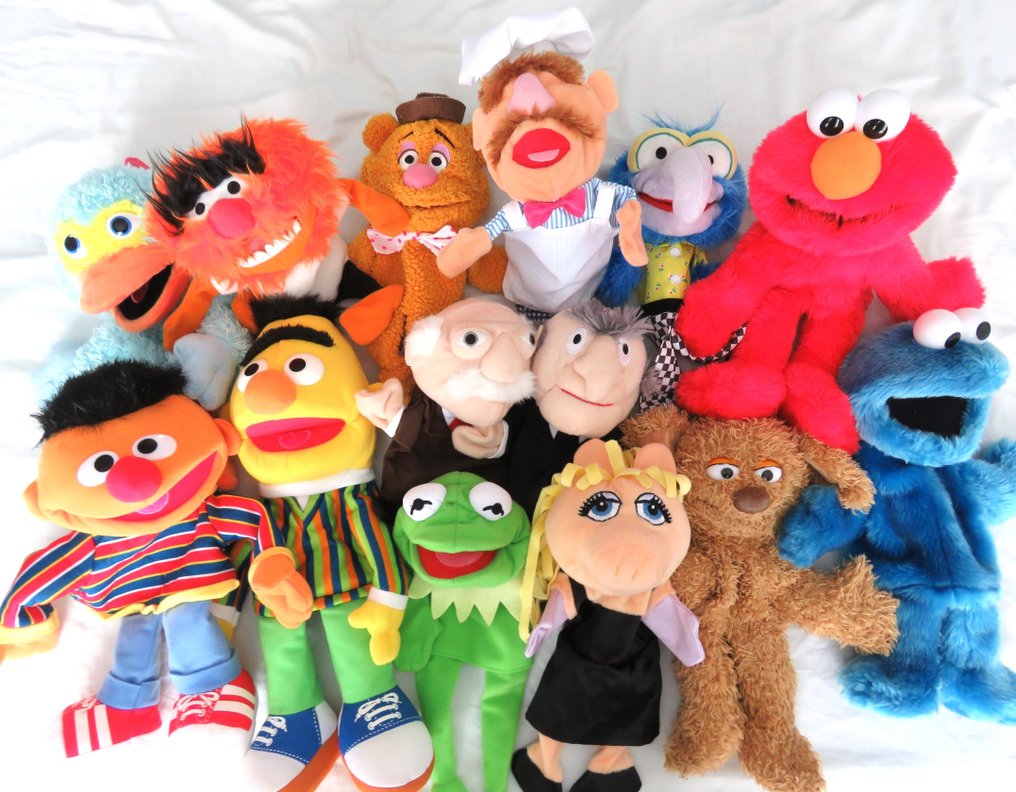 A.H. / Sesamstraat - 玩具 14 Handpoppen Muppets / Sesamstraat - 荷蘭 #1.0