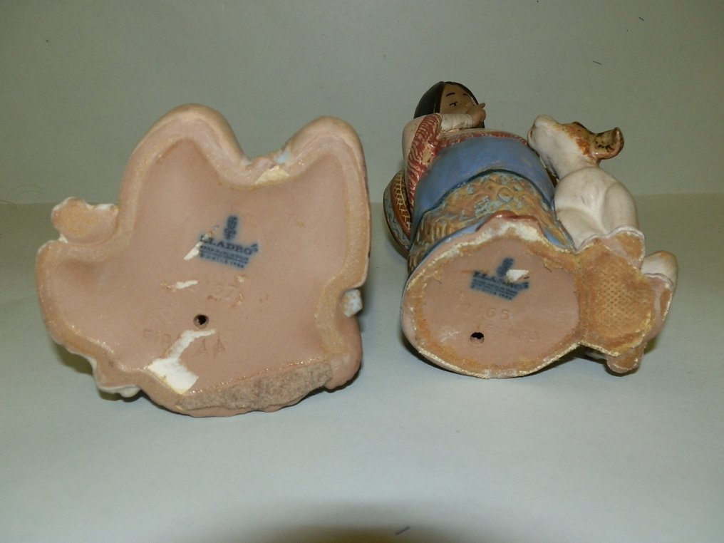 Lladró - Beeld, coppia bimbi - 18 cm - Steengoed #4.3