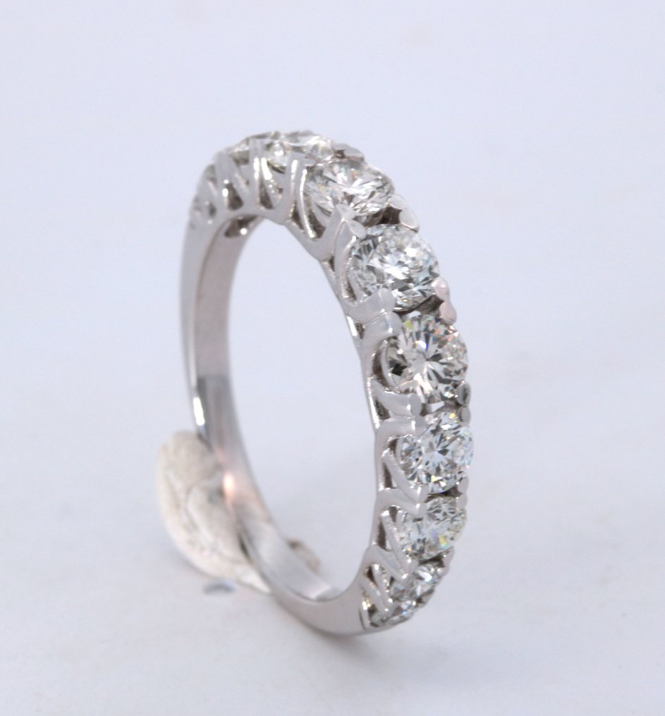 14 karat Hvitt gull - Ring - 1.44 ct Diamant #1.2