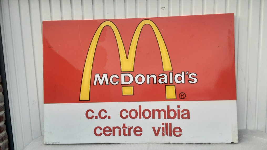 McDonald-Werbetafel - Emaille #2.1