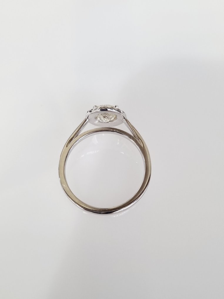 14 karat Hvitt gull - Ring - 1.00 ct Diamant - Diamanter #2.1