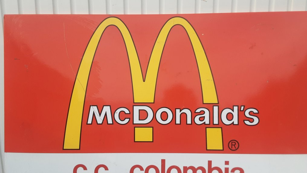 McDonald-Werbetafel - Emaille #2.2