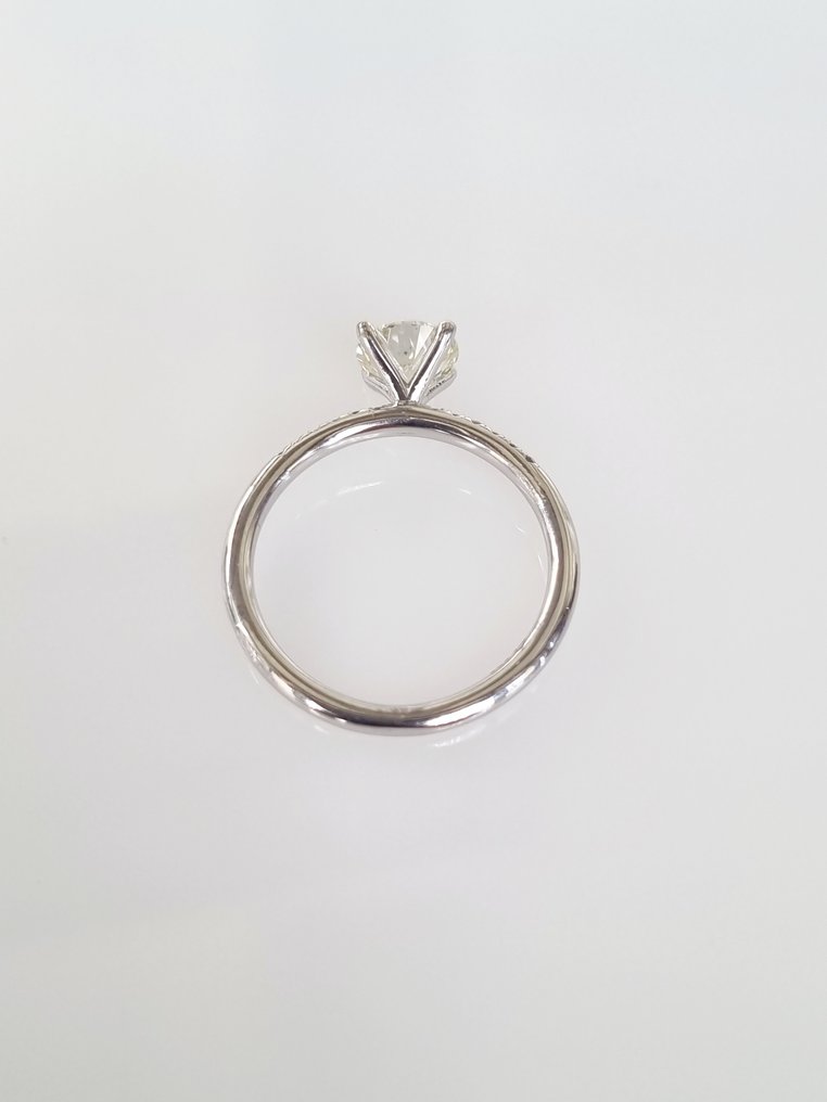 14 kt Vittguld - Ring - 1.10 ct Diamant #3.1