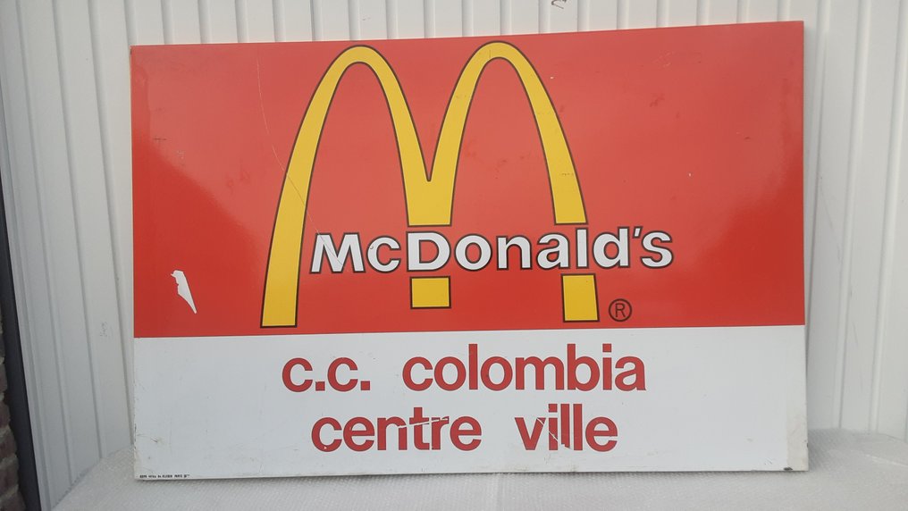 McDonald-Werbetafel - Emaille #1.1