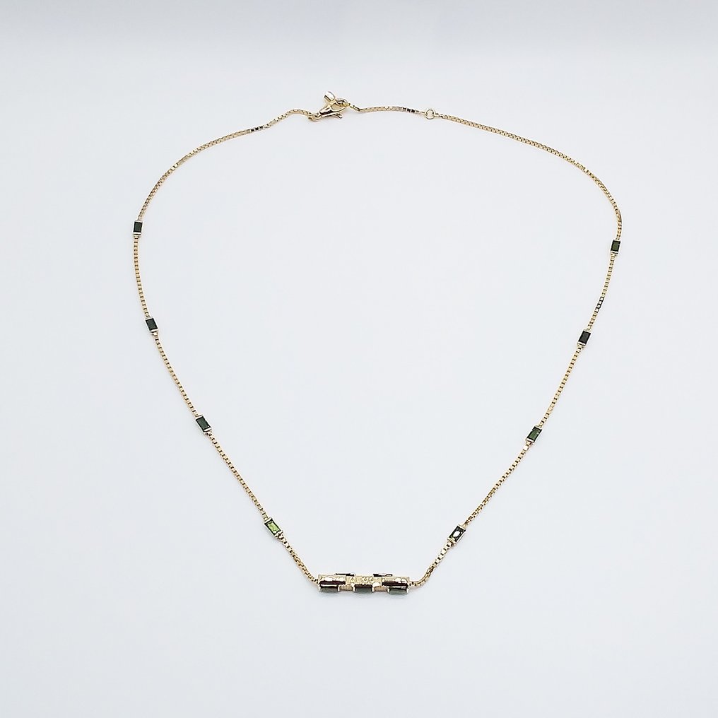 Gucci - Collier - 18 carats Or jaune - 1.17ct. tw. Tourmaline - Lien vers l'amour #1.0