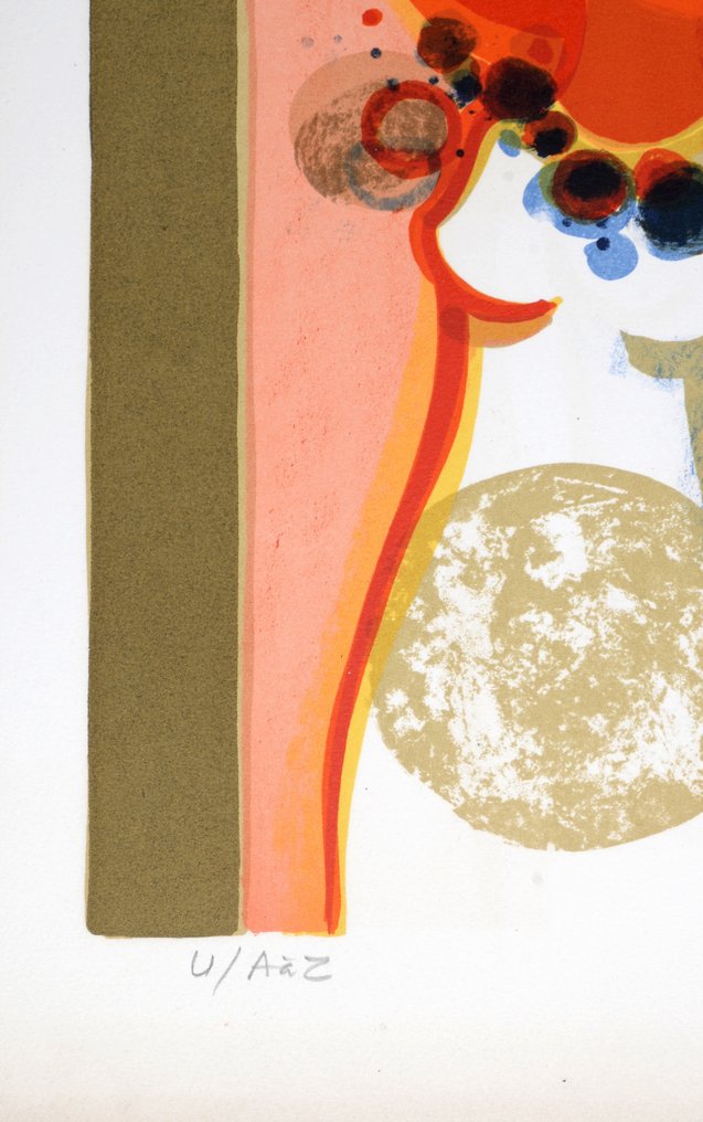 Frédéric Menguy (1927-2007) - Le parapluie - Hand-signed #3.2