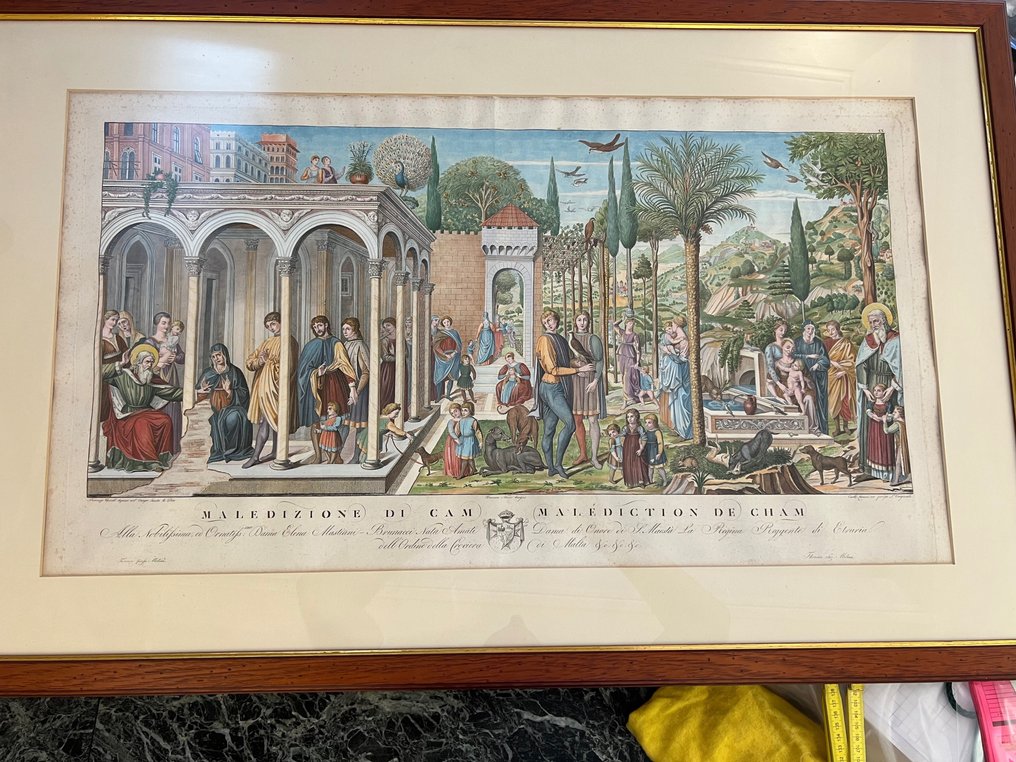 Francesco Nenci, after Benozzo Gozzoli (XIX) - Maledizione di Cam #2.1