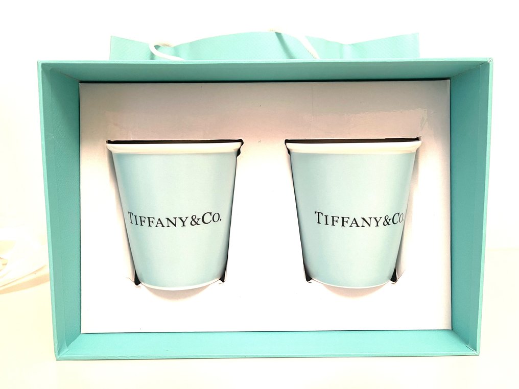 Tiffany & Co. - tiffany & Co - Tea cup set (2) - Nuove con cartellino e ...