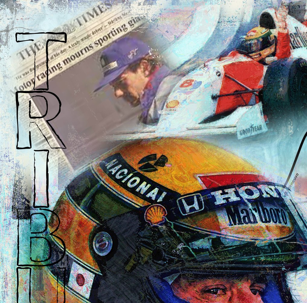 Original Luc Best - "Ayrton Senna" - Catawiki