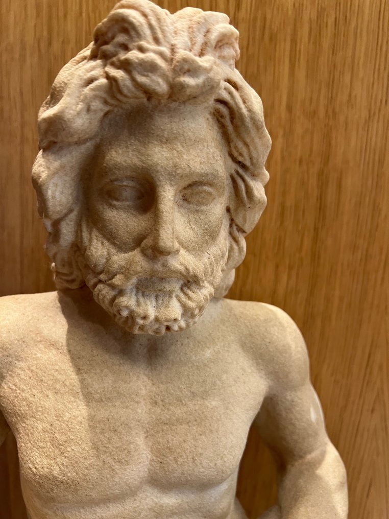 雕塑, Zeus - 60 cm - 大理石, 大理石粉 #3.2