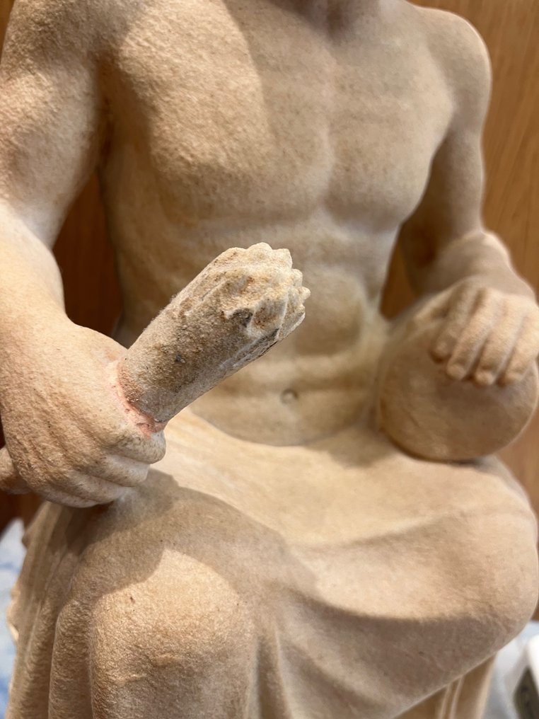 雕塑, Zeus - 60 cm - 大理石, 大理石粉 #4.3