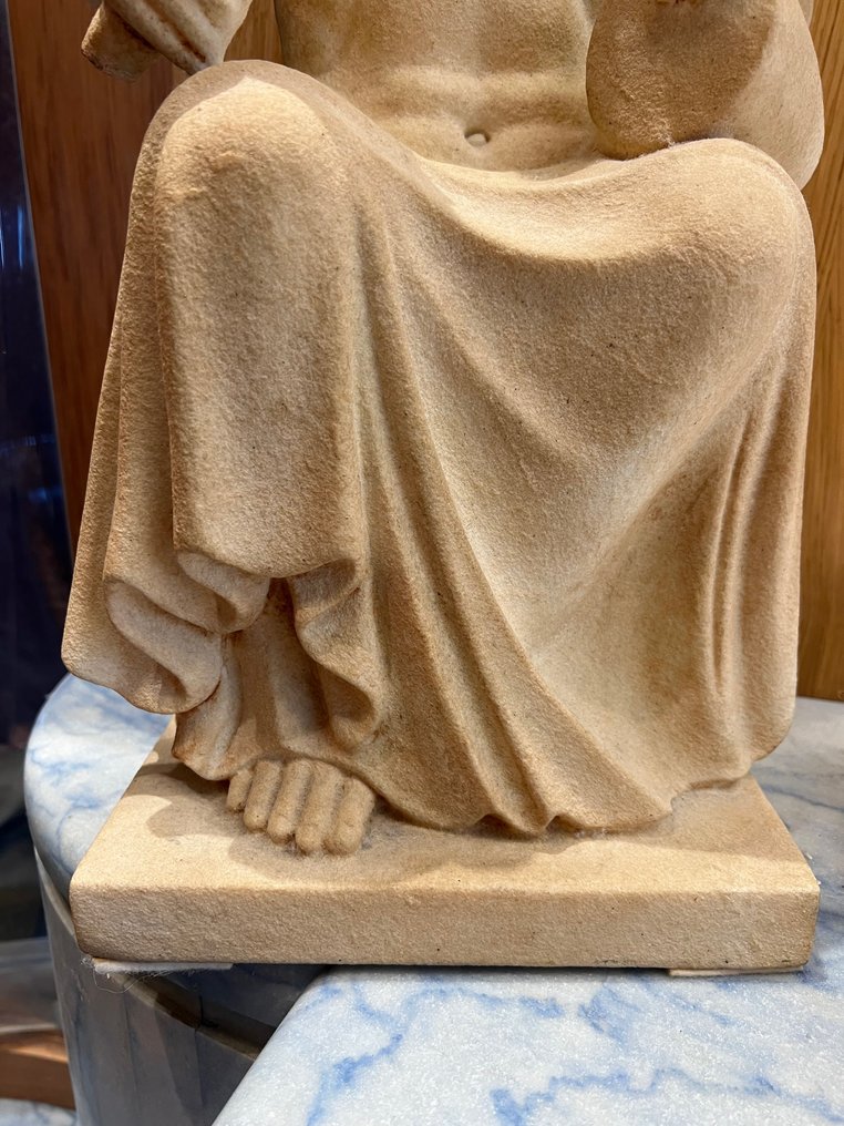 雕塑, Zeus - 60 cm - 大理石, 大理石粉 #2.1