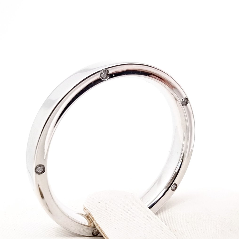 UnoAErre - Gyűrű - 18 kt. Fehér arany Gyémánt  (Természetes) #1.1
