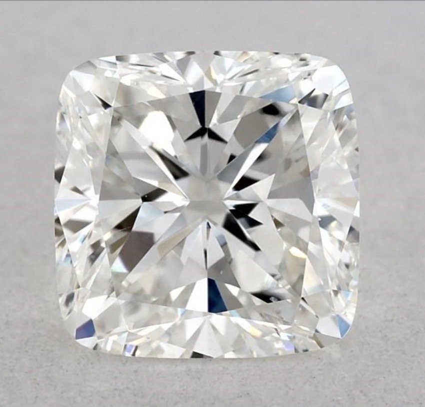 1 pcs Diamant - 0.91 ct - Pute - F - VS2 #1.1