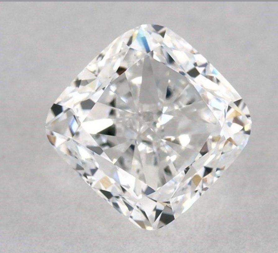 1 pcs Diamant  - 0.90 ct - Cushion - SI1 #1.1