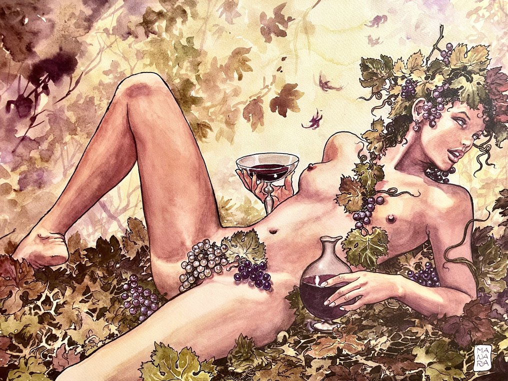 Milo Manara (1945) - Bacchus, god of wine #3.2
