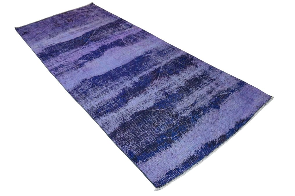 Πορφυρό-μπλε υπερ Vintage - Χαλί - 275 cm - 115 cm - Με πιστοποιητικό #3.2