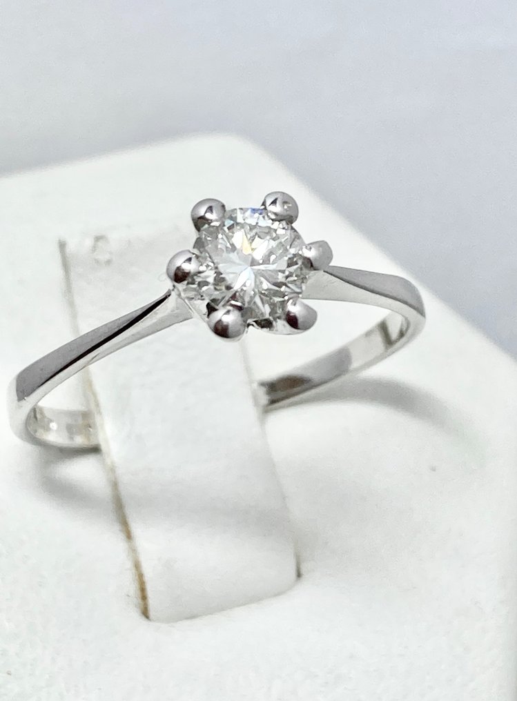 Pala Diamond Italy - 18 kt Vittguld - Ring - 0.50 ct Diamant #1.1
