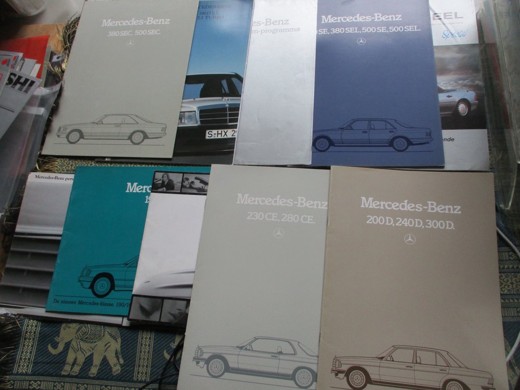 Mercedes 190-series/200-class/Coupe/S-class/SEC/SL (jaren 80) - Brochure - 1980 #1.0