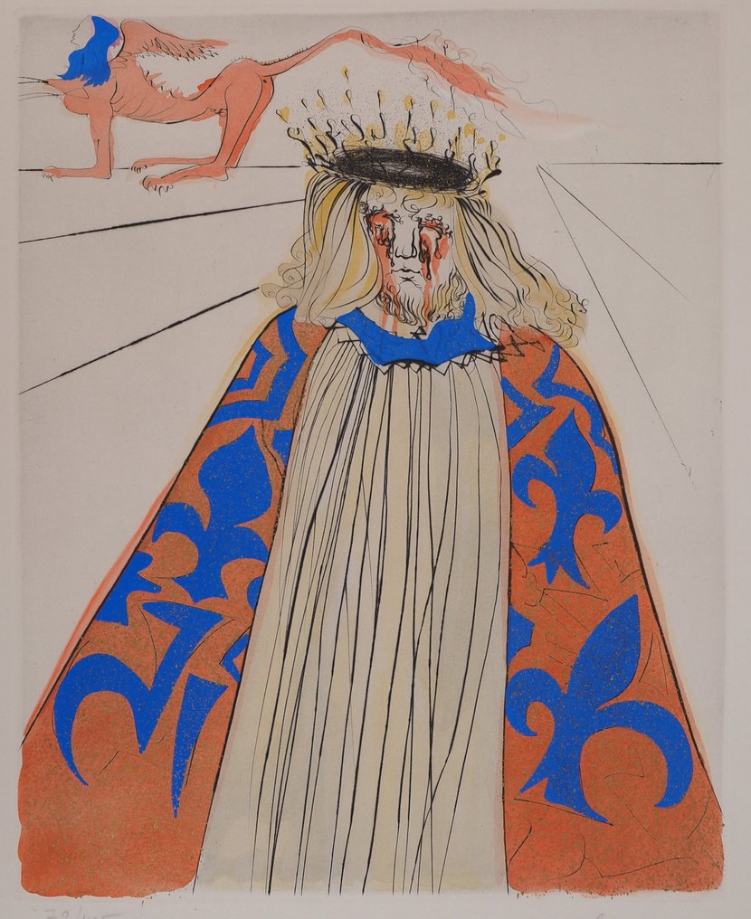 Salvador Dali (1904-1989) - Muse de la tragédie : Hommage à Œdipe #3.2