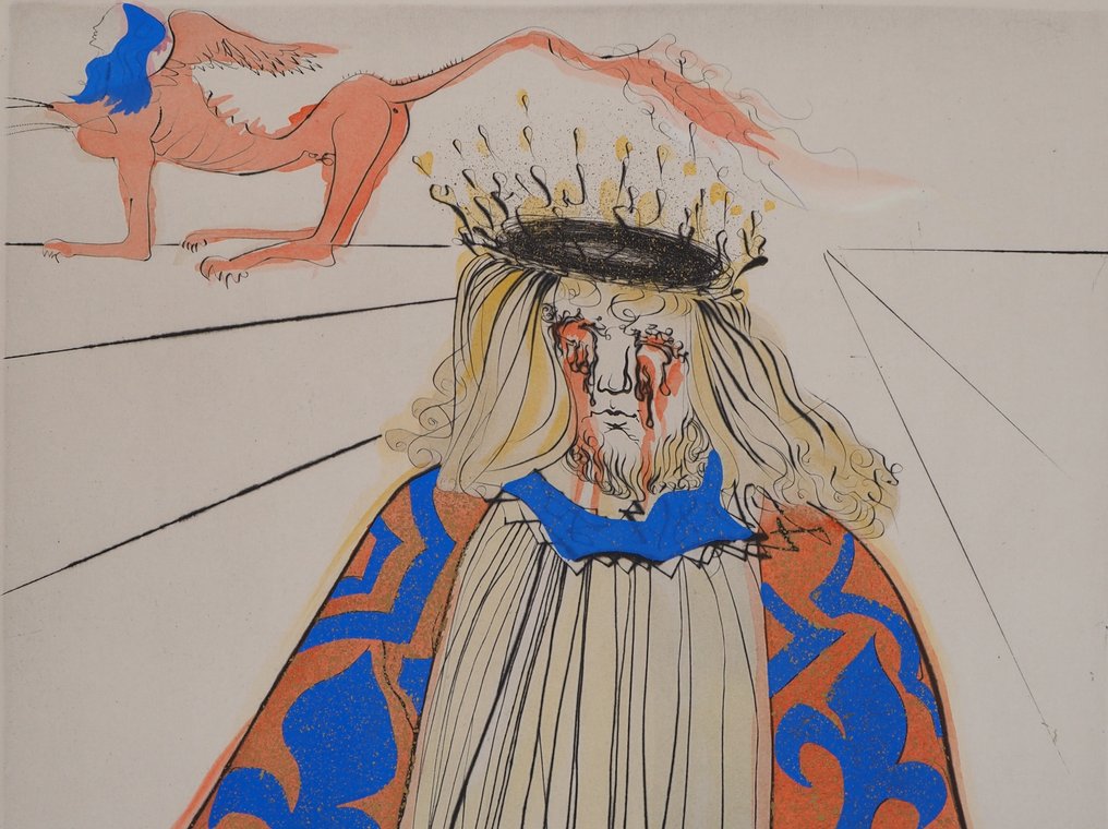 Salvador Dali (1904-1989) - Muse de la tragédie : Hommage à Œdipe #4.3
