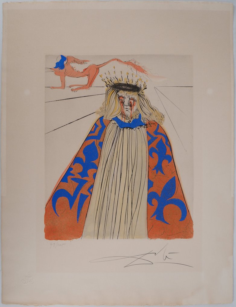 Salvador Dali (1904-1989) - Muse de la tragédie : Hommage à Œdipe #1.0