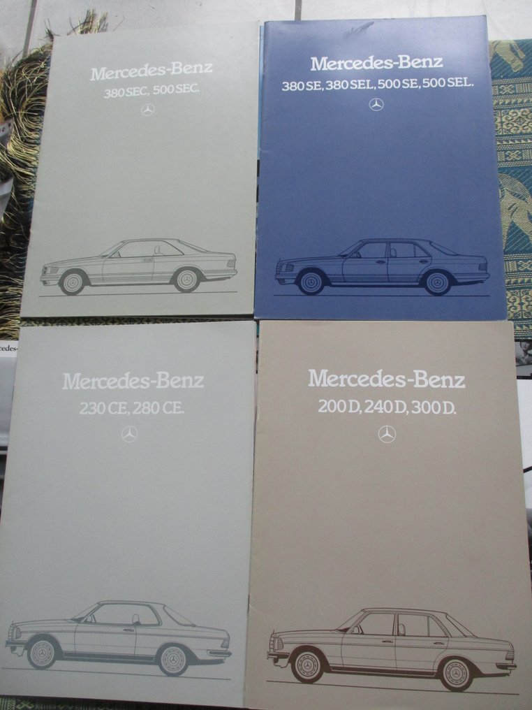 Mercedes 190-series/200-class/Coupe/S-class/SEC/SL (jaren 80) - Brochure - 1980 #1.0