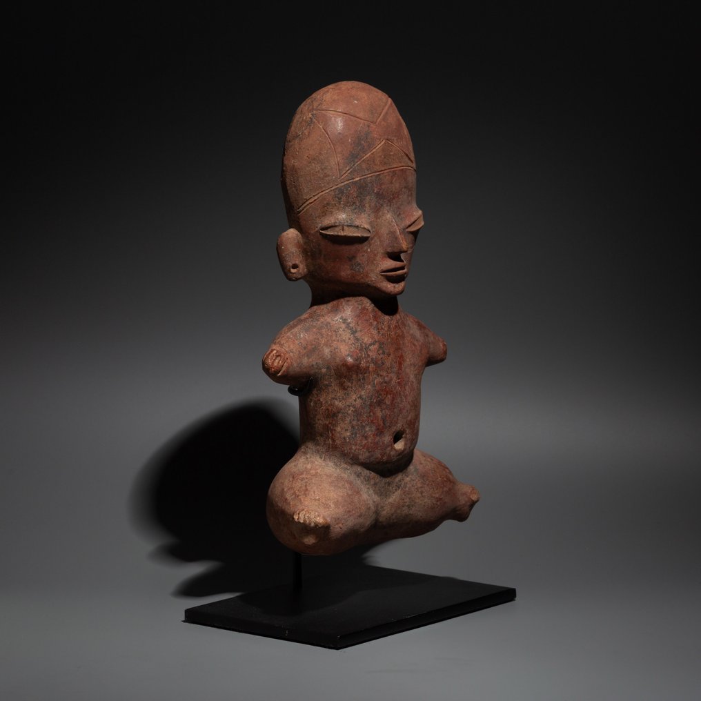 Tlatilco, Mexico, Terracotta Figure. 1250 - 200 BC. 15 cm. Spanish Import License. #2.1