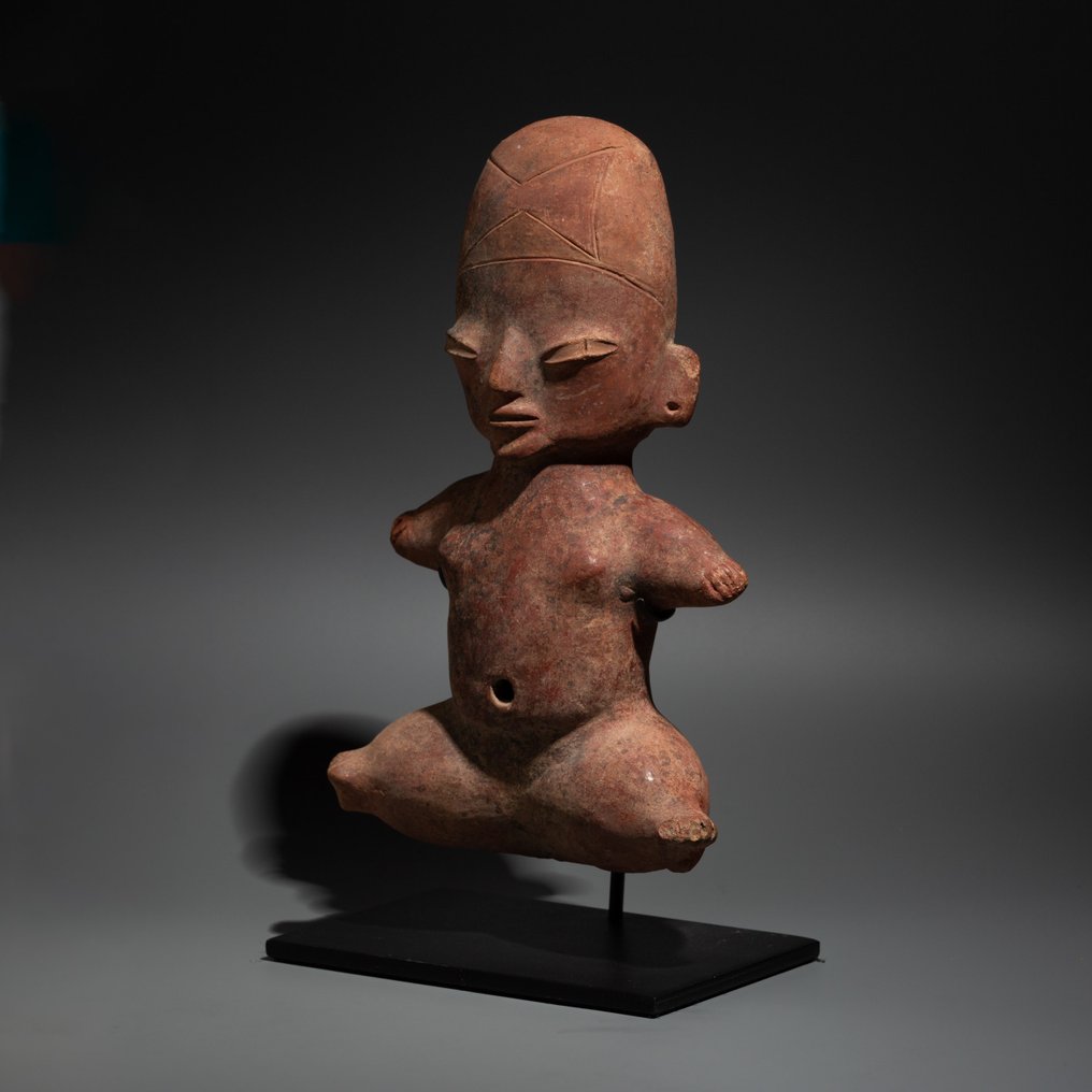 Tlatilco, Mexico, Terracotta Figure. 1250 - 200 BC. 15 cm. Spanish Import License. #1.2