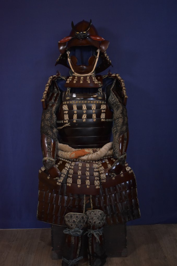 Mengu/Menpo - 日本 Yoroi 全武士盔甲 - 1700-1750 #1.2