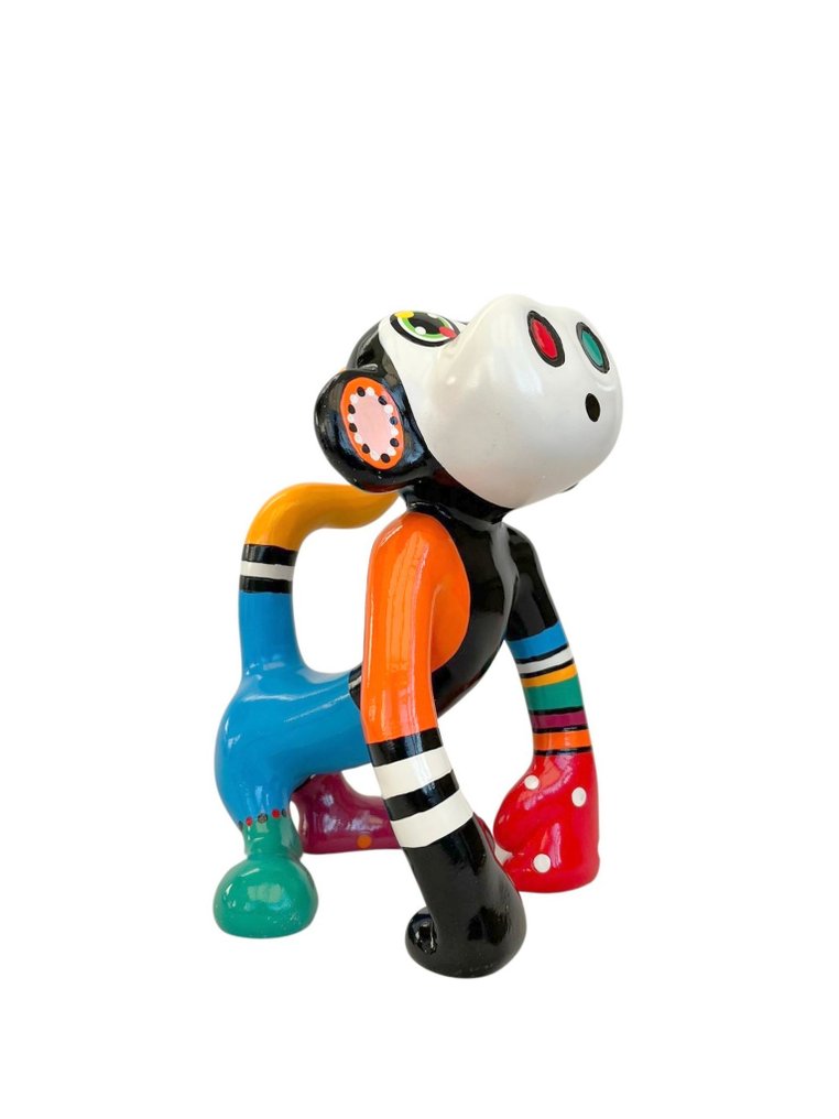 Jacky Zegers - Burki - 雕像 - Pop art monkey - 树脂/聚酯 #1.1