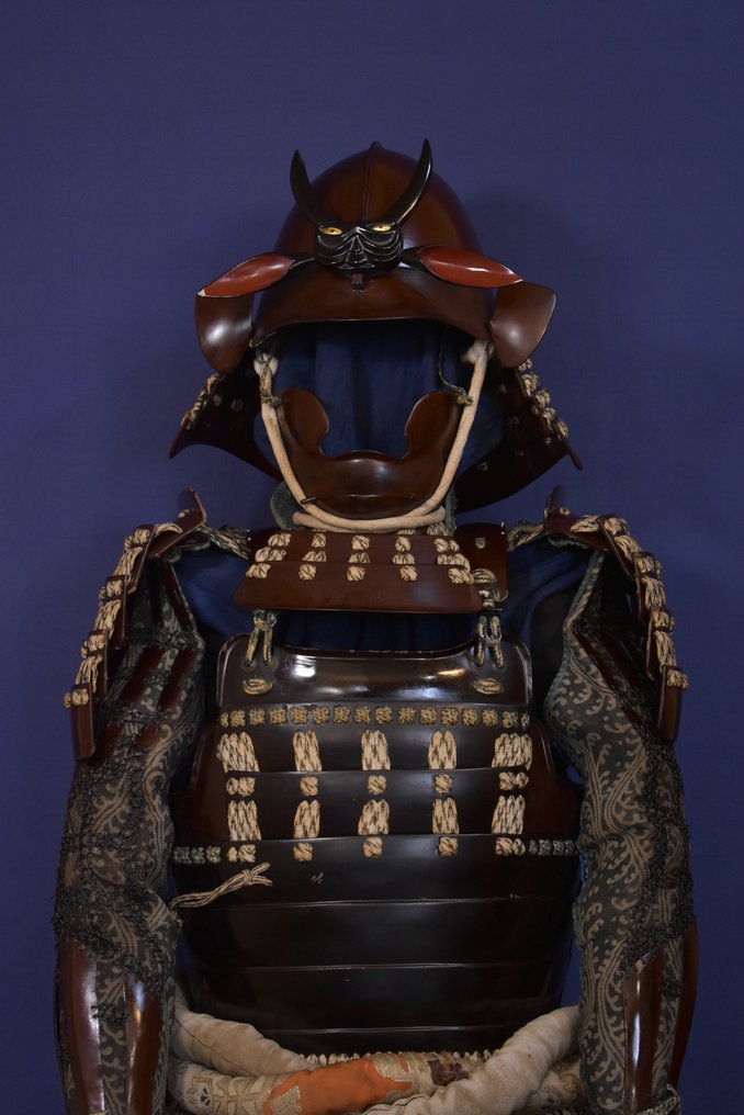 Mengu/Menpo - 日本 Yoroi 全武士盔甲 - 1700-1750 #2.1