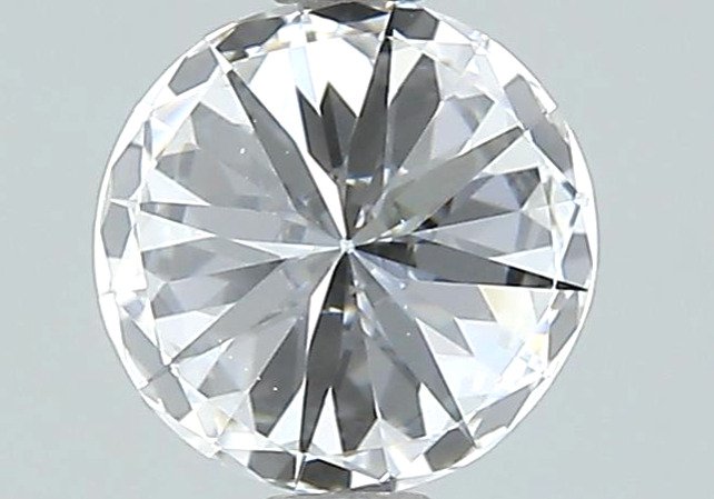 1 pcs 钻石  (天然)  - 1.00 ct - 圆形 - D (无色) - VVS2 极轻微内含二级 - 美国宝石研究院（GIA） #3.1