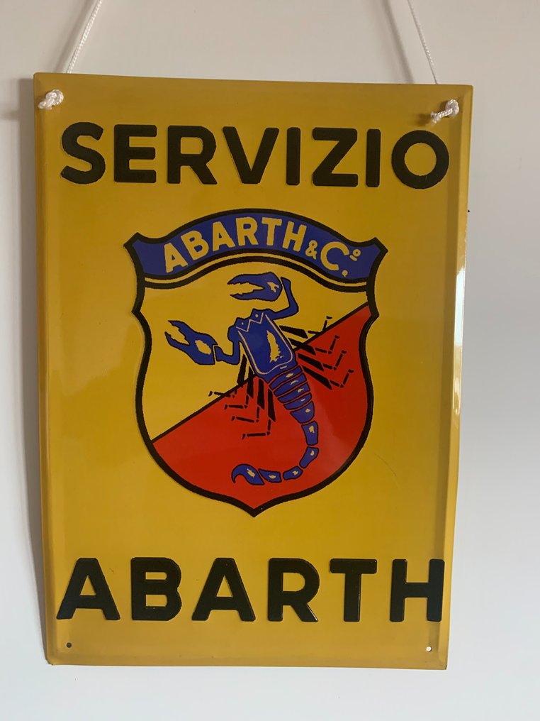 Sign - Abarth - Targa Servizio Abarth #1.0