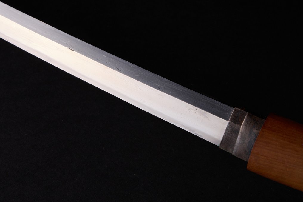 武士刀 - Japanese Sword Nihonto with White Scabbard - 日本 - 江戶時代（1600-1868） #2.1