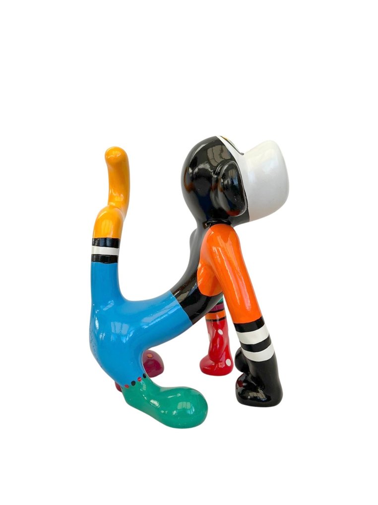 Jacky Zegers - Burki - 雕像 - Pop art monkey - 树脂/聚酯 #2.1
