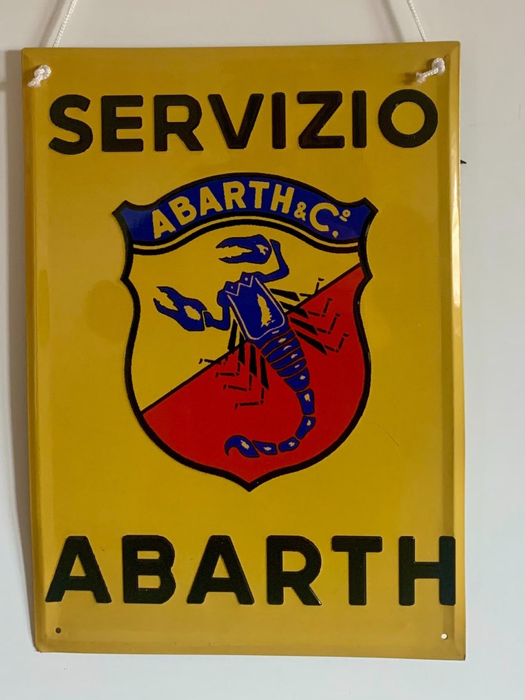 Sign - Abarth - Targa Servizio Abarth #1.0