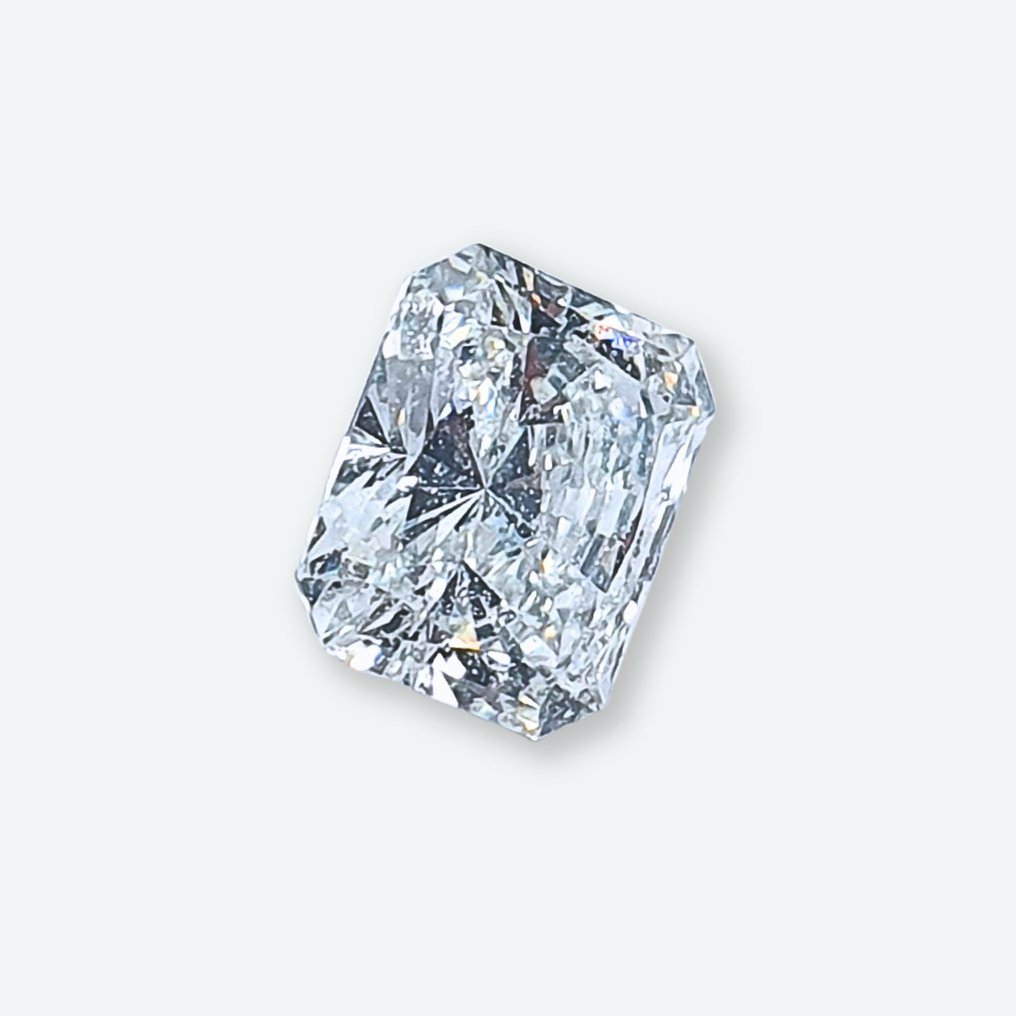 1 pcs Diamante  (Naturale)  - 0.50 ct - Radiante - E - IF - Gemological Institute of America (GIA) #1.1