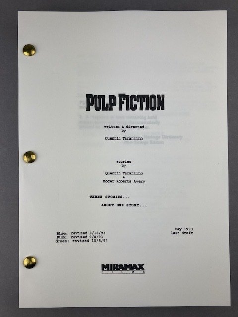 Pulp Fiction - Also including shooting Schedule! - Miramax Films #1.0