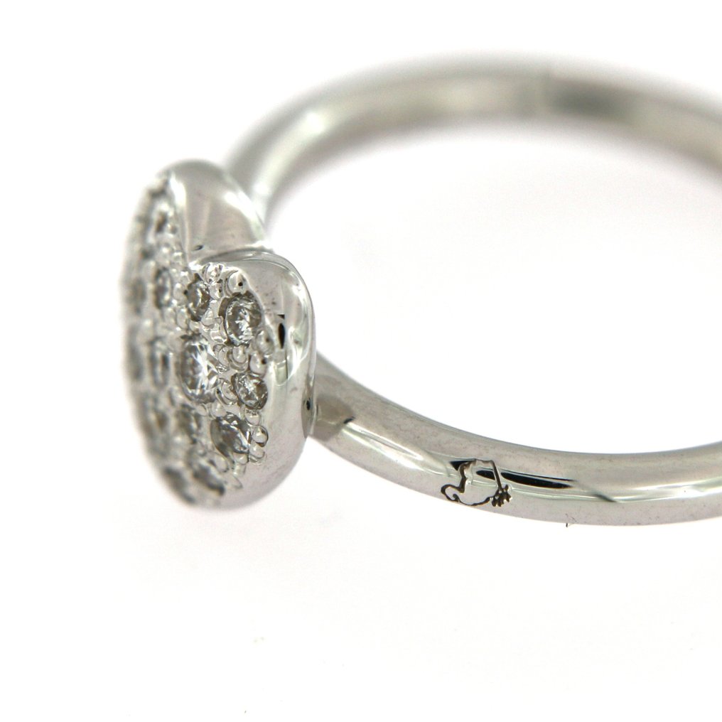 Pomellato - Δαχτυλίδι - DoDo - 18 καράτια Λευκός χρυσός -  0.20ct. tw. Διαμάντι (Φυσικό)  - Diamanti #3.2