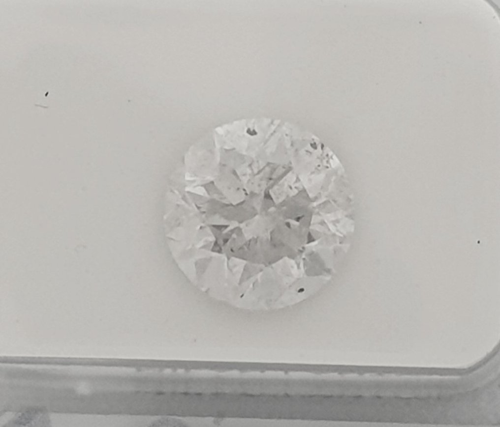 1 pcs Diamant  (Natürlich)  - 2.06 ct - D (farblos) - I1 - Antwerp International Gemological Laboratories (AIG Israel) #2.2