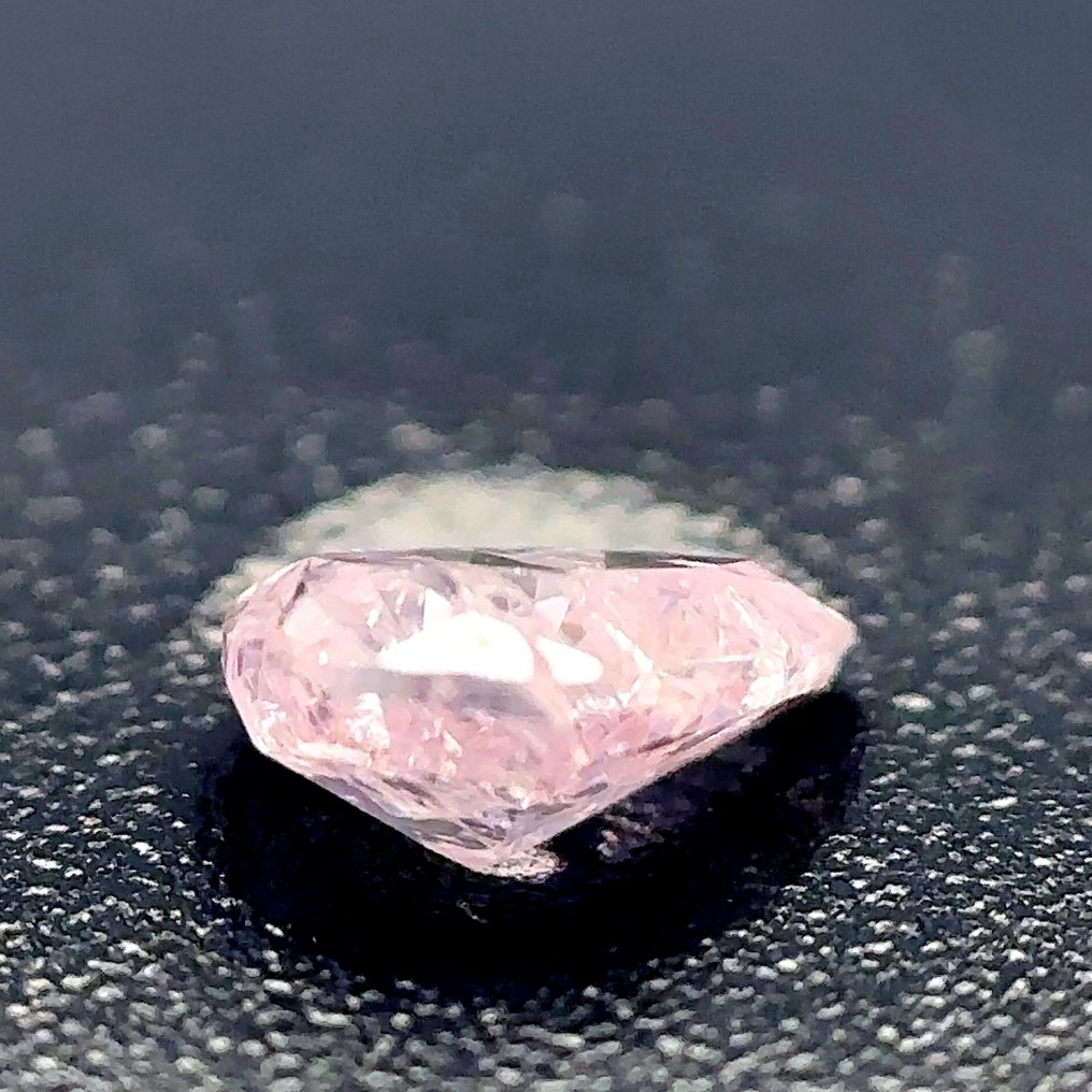 Diamond - 0.20 ct - Αχλάδι - fancy light purplish pink - I2 #2.1